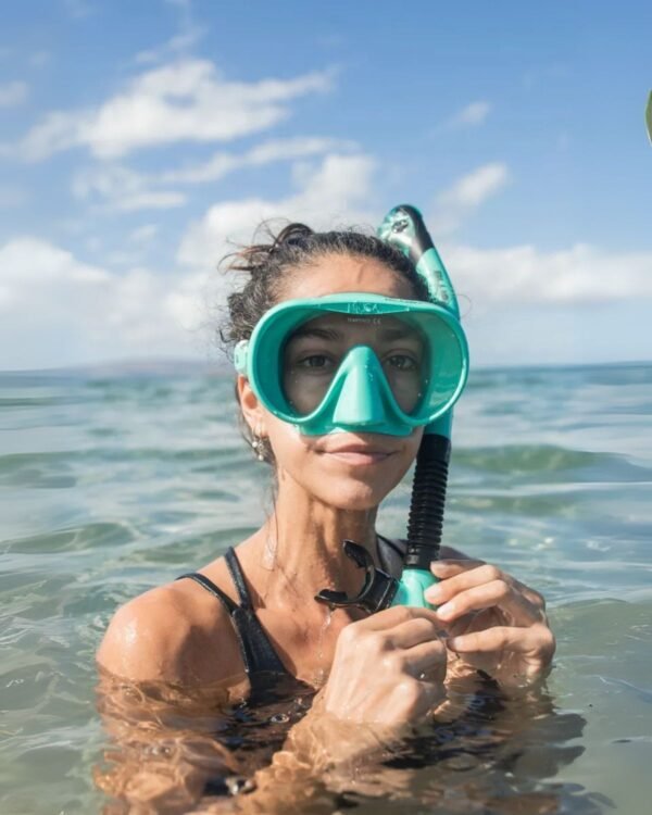 Combo Cressi Musa & Scilla Dry: Máscara y Snorkel (Negro / Negro) - Image 6